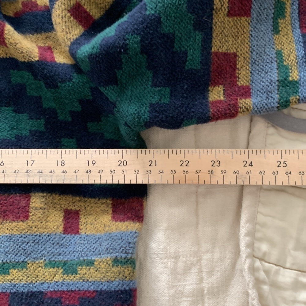 Vintage Willow Ridge Southwestern Wool Blend Metal Button Front Jacket. 12P - Picture 10 of 13